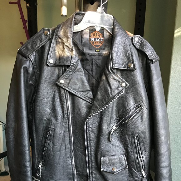 Lucky Place Other - VERY RARE VINTAGE -  Vintage Black Leather Jacket